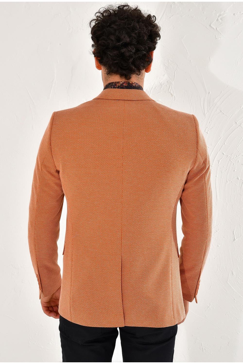C 552 Slim Fit Kiremit Klasik Ceket