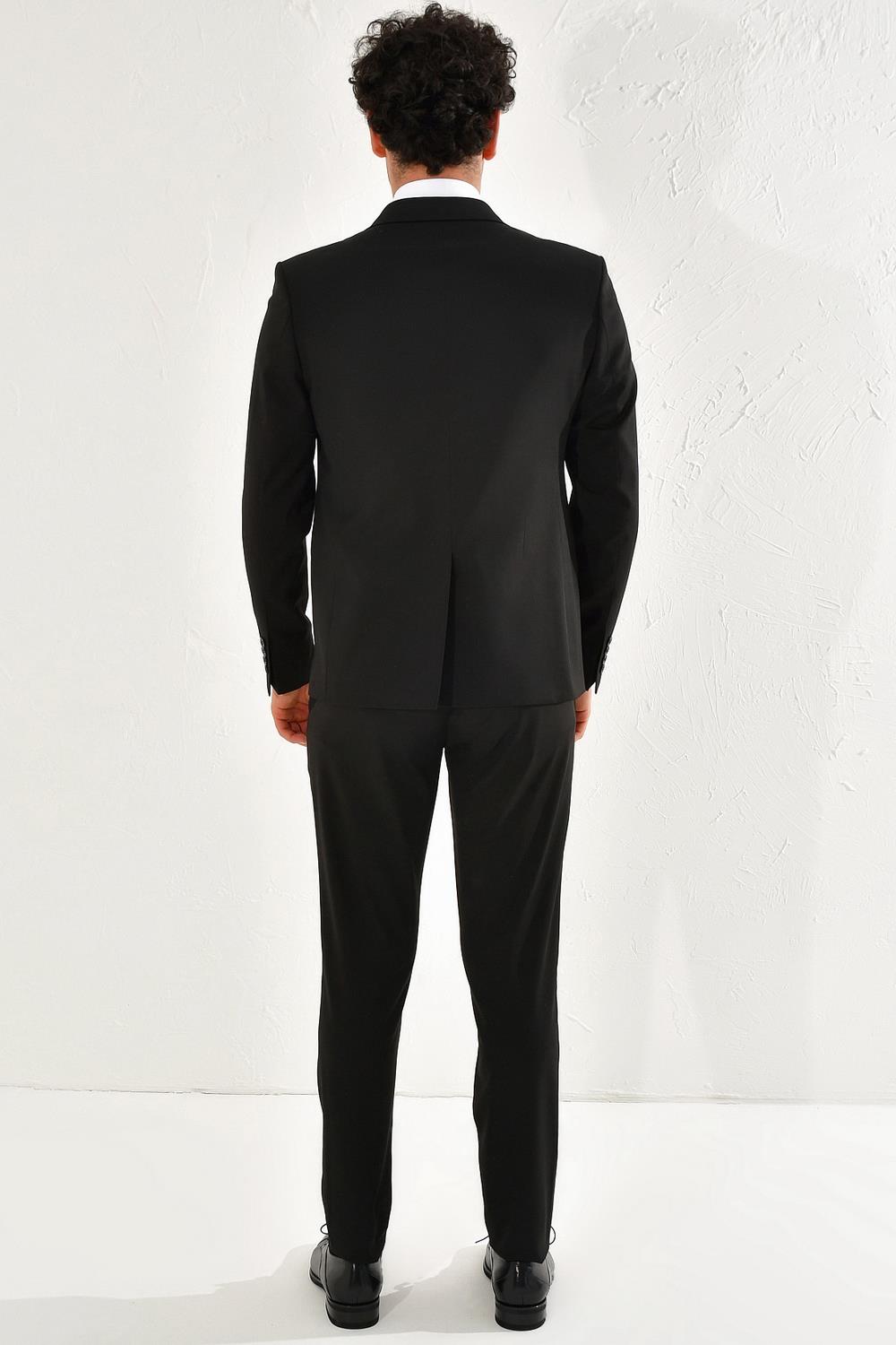 C 564 Slim Fit Siyah Klasik Ceket