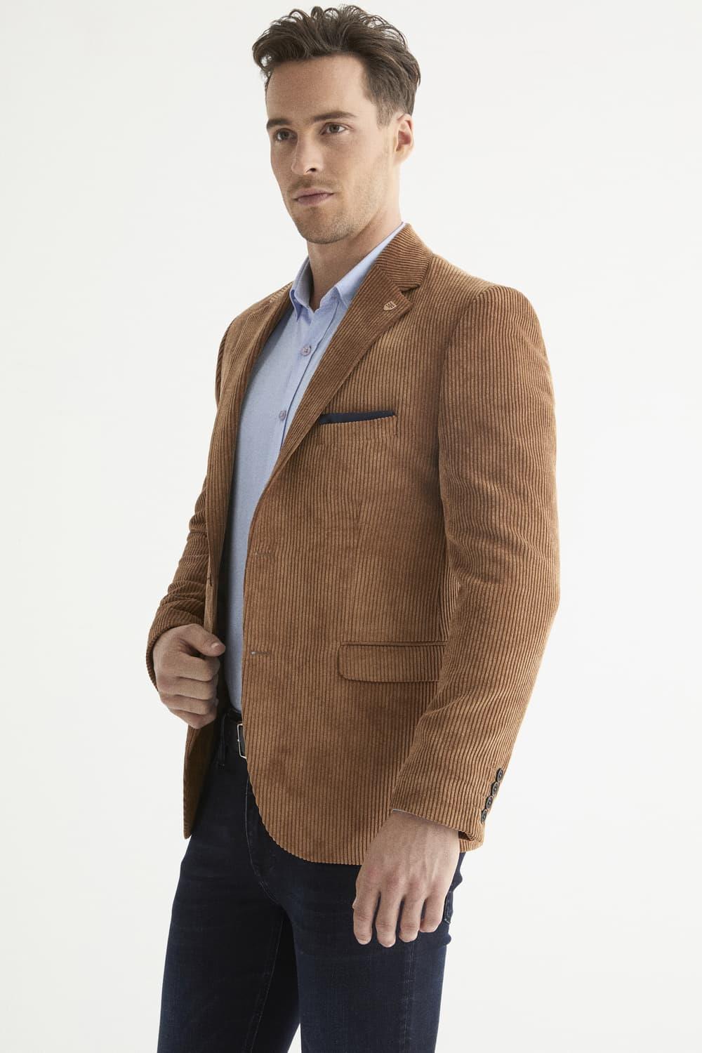 C 575 Slim Fit Koyu Vizon Spor Ceket