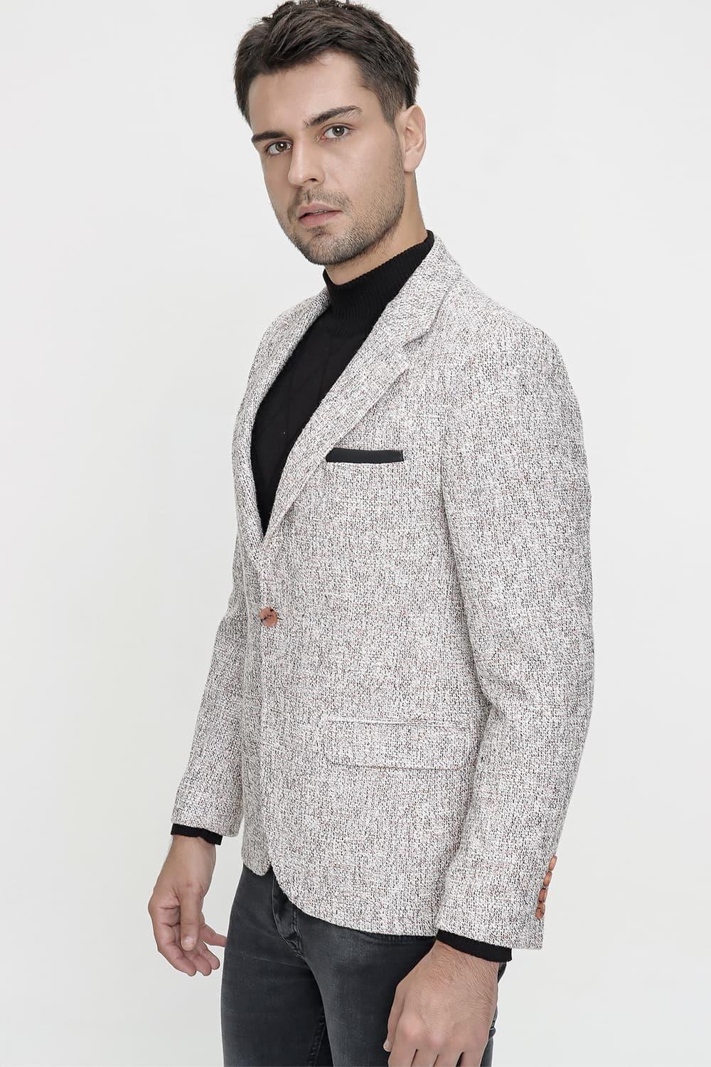 C 593 Slim Fit Bej Spor Ceket