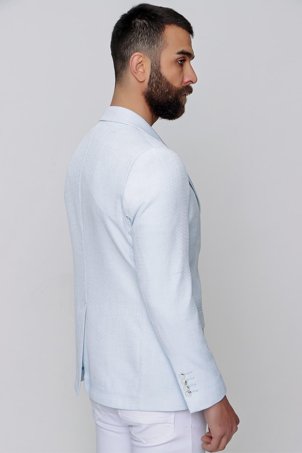 C 606 Slim Fit Mavi Spor Ceket
