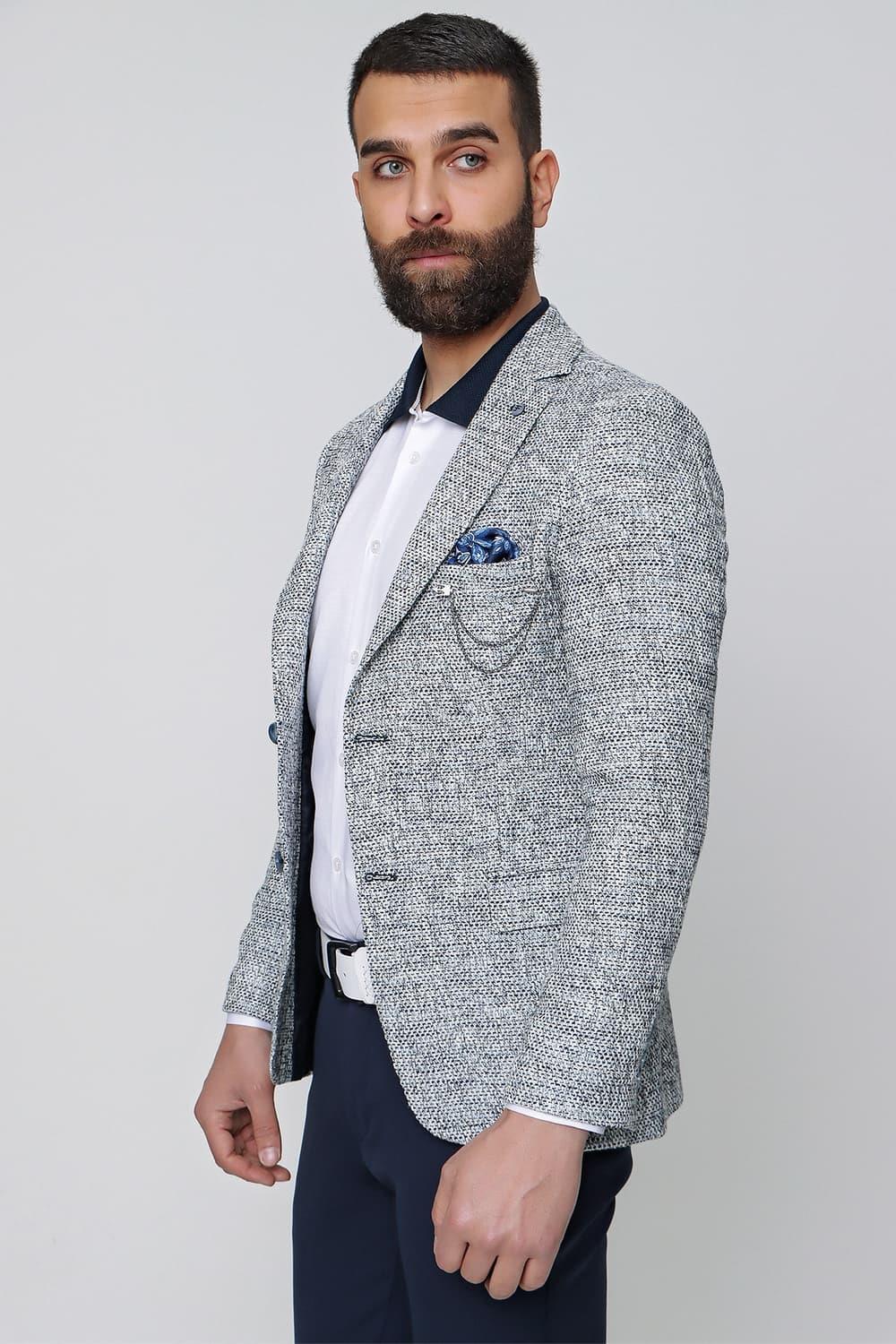 C 610 Slim Fit Lacivert Spor Ceket
