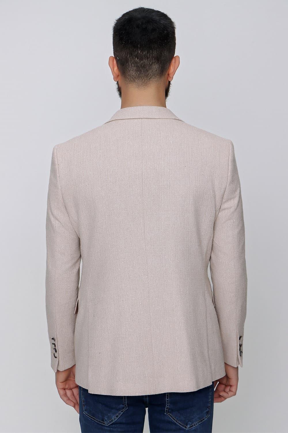 C 613 Slim Fit Bej Spor Ceket