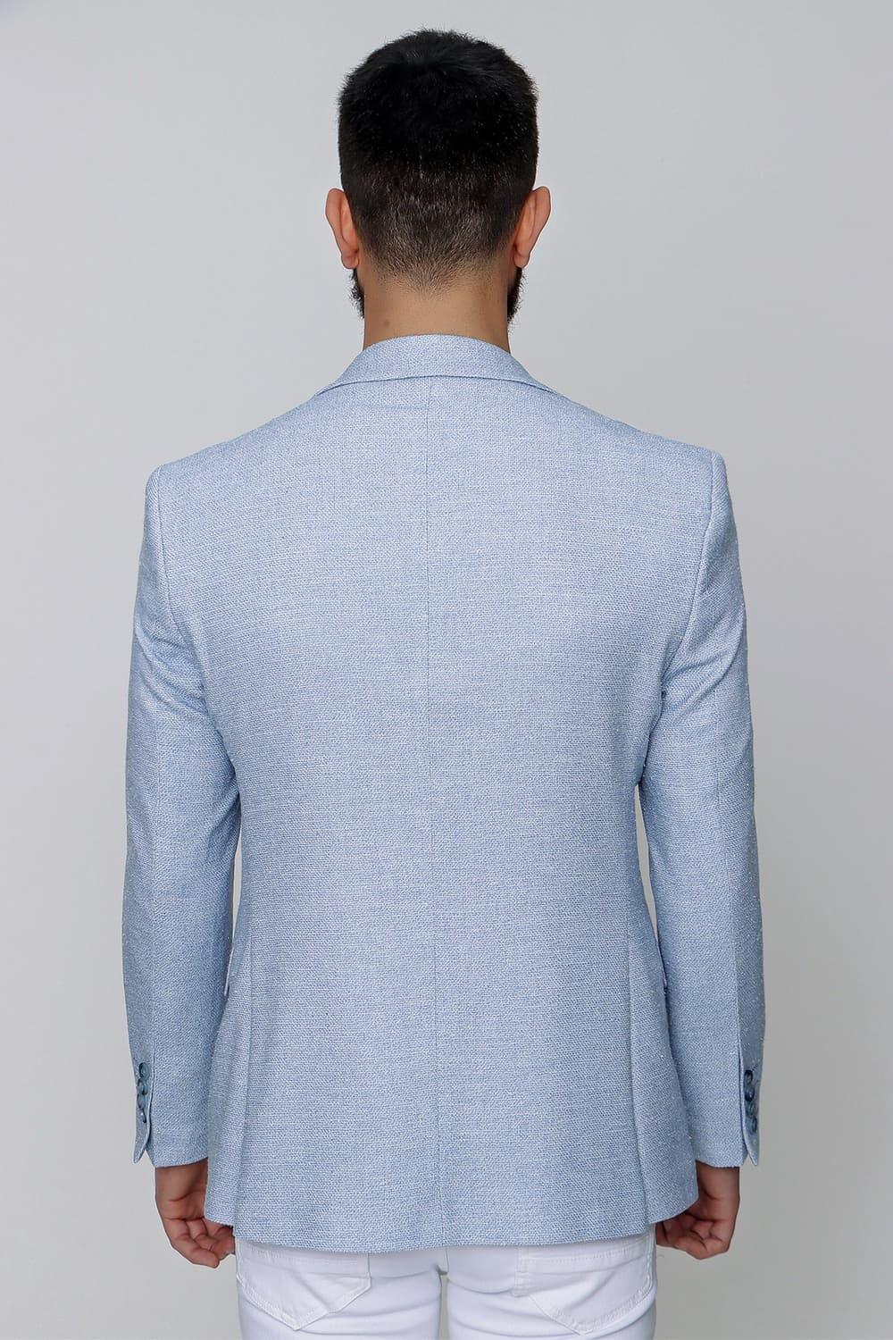 C 613 Slim Fit Mavi Spor Ceket