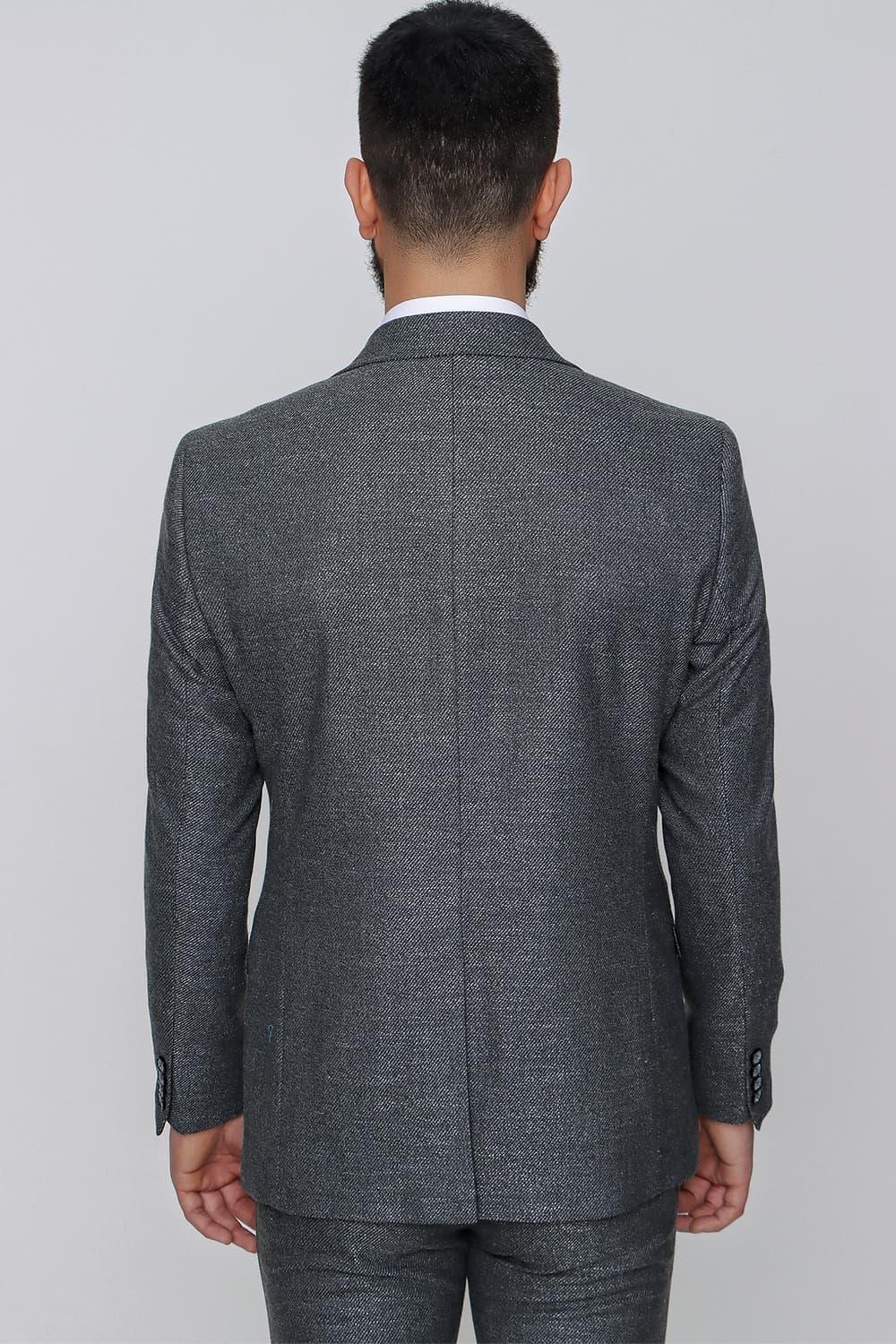 C 614 Slim Fit Siyah Spor Ceket