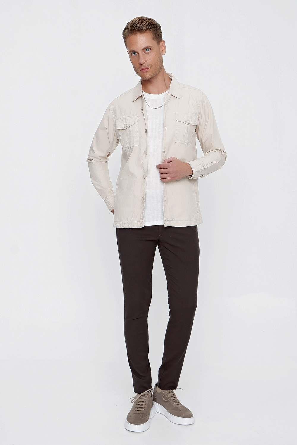C 618 Slim Fit Taş Spor Ceket