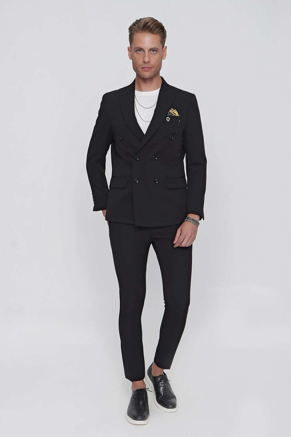 C 625 Slim Fit Siyah Spor Ceket