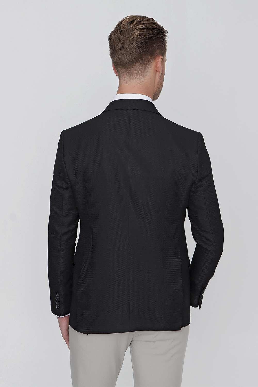 C 630 Slim Fit Siyah Spor Ceket