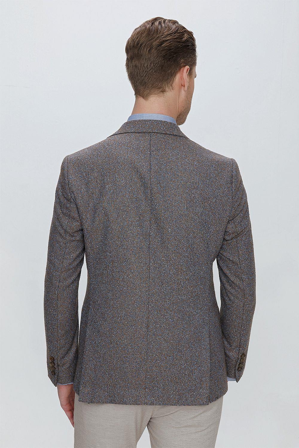 C 633 Slim Fit Tütün Spor Ceket