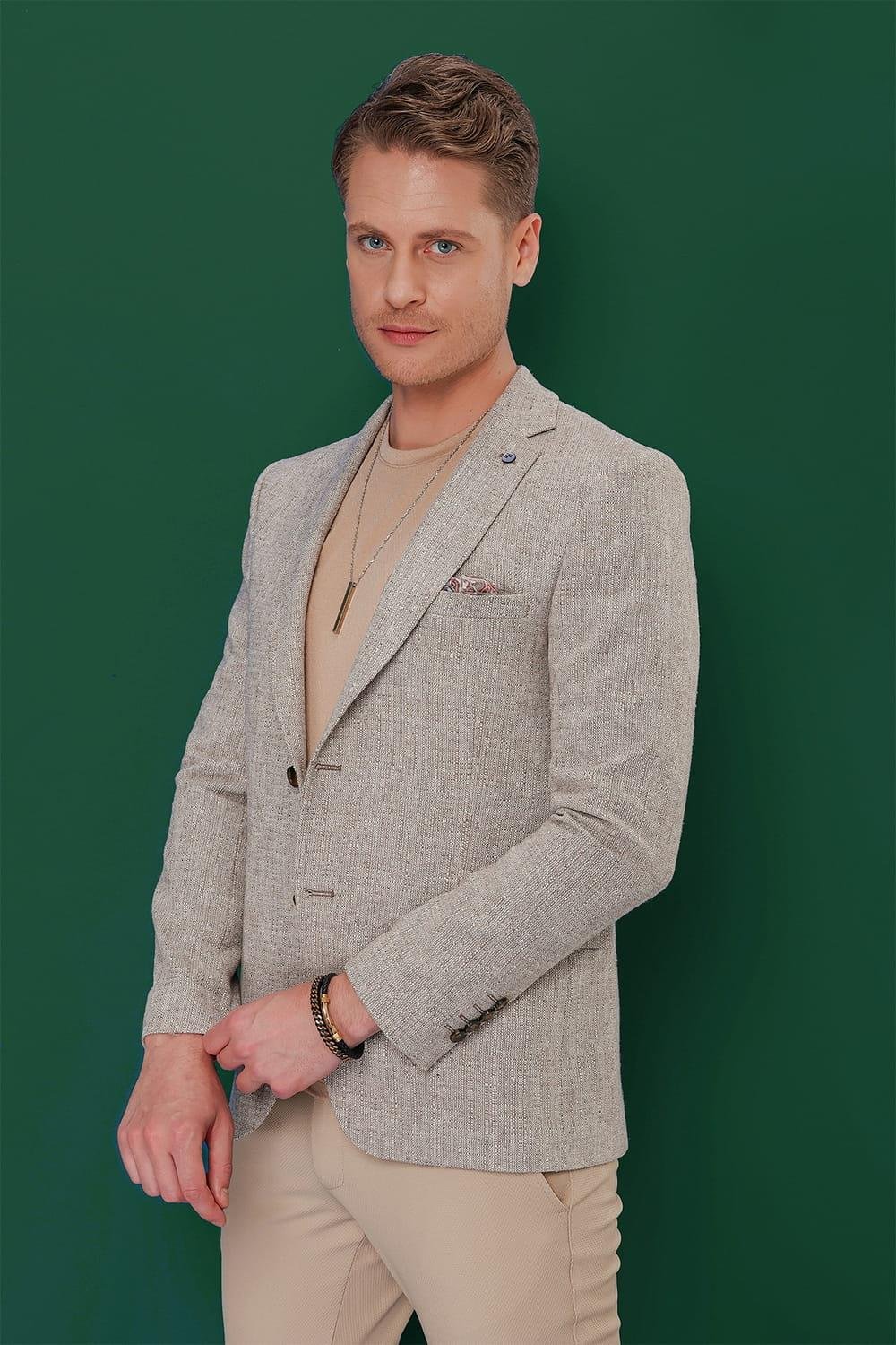 C 635 Slim Fit Vizon Spor Ceket