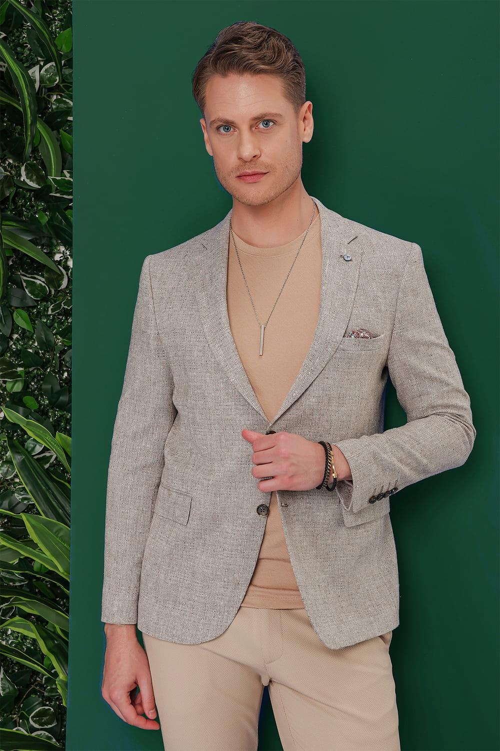 C 635 Slim Fit Vizon Spor Ceket
