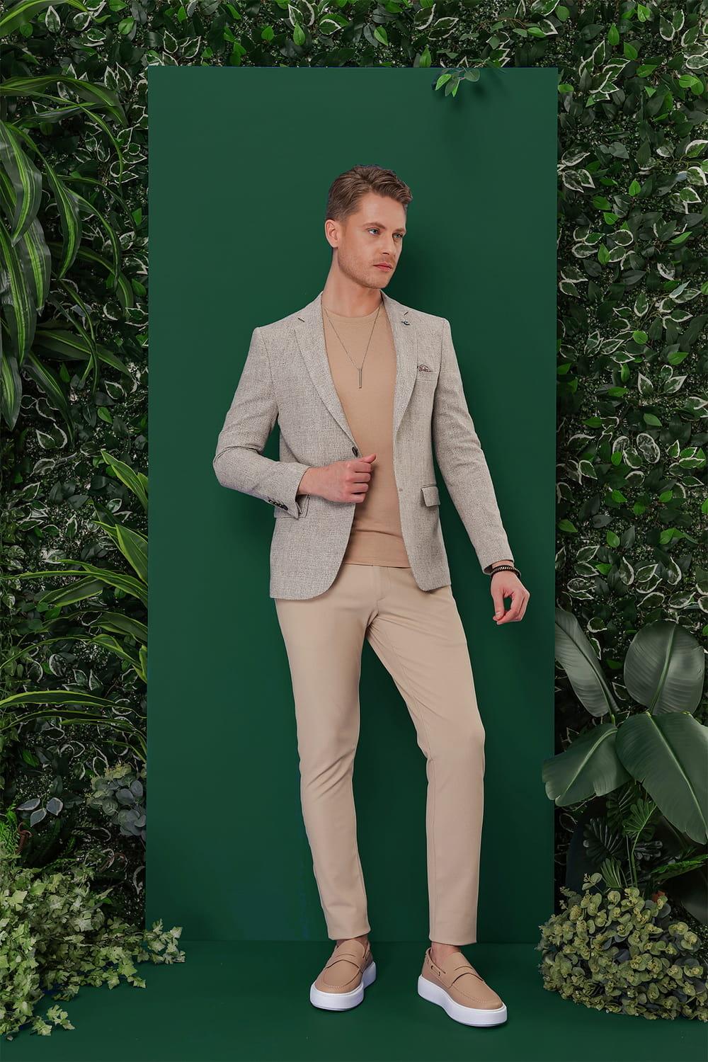 C 635 Slim Fit Vizon Spor Ceket