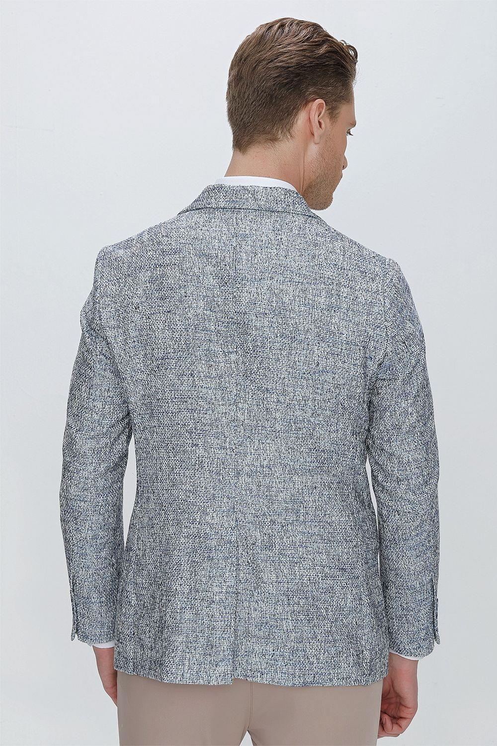 C 637 Slim Fit Lacivert Spor Ceket