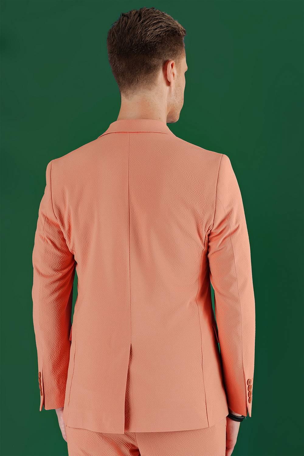 C 647 Slim Fit Mercan Spor Ceket