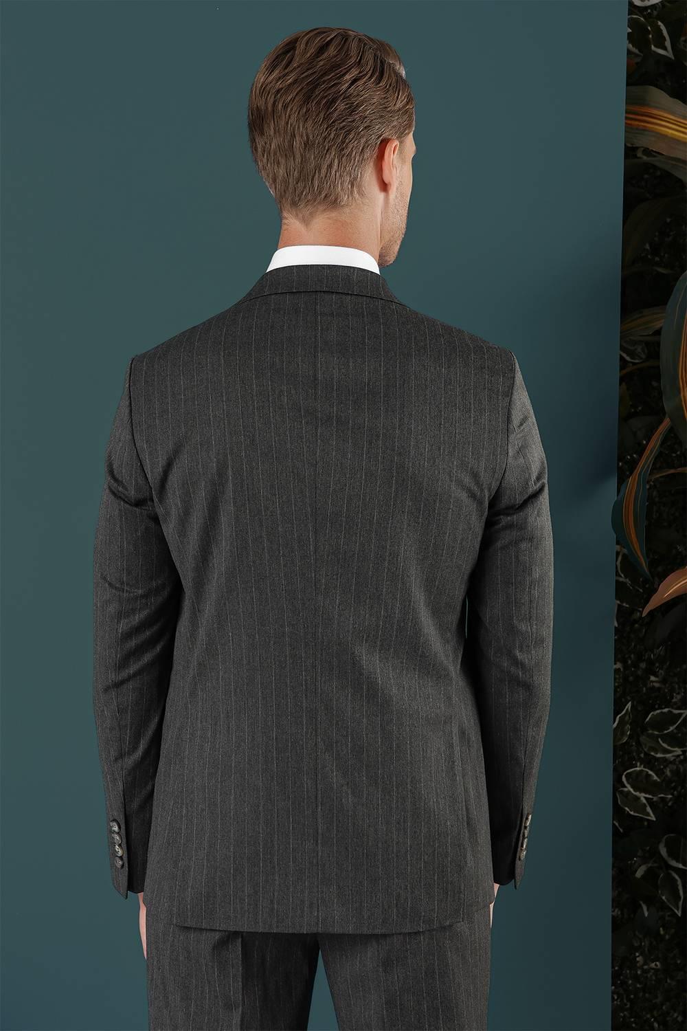 C 652 Slim Fit Füme Spor Ceket