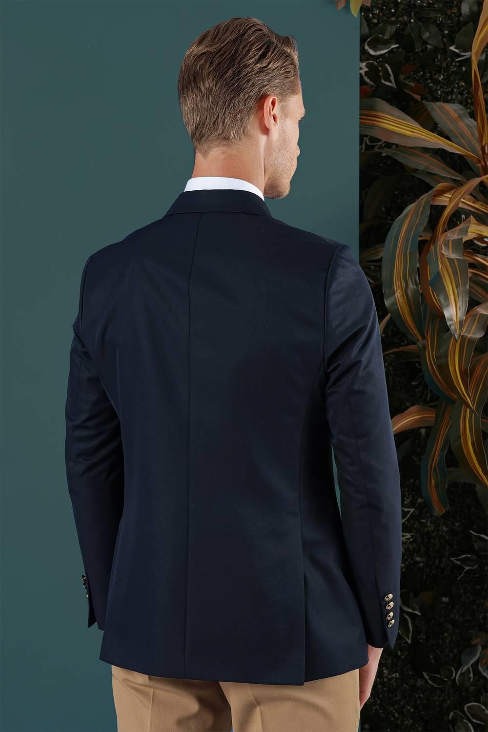 C 657 Slim Fit Lacivert Spor Ceket