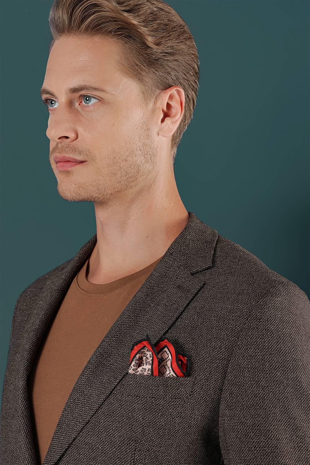 C 658 Slim Fit Kahve Spor Ceket
