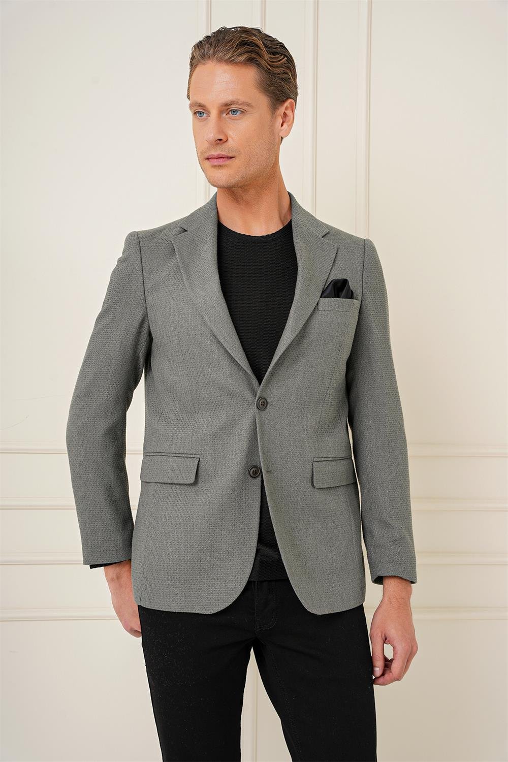 C 685 Slim Fit Haki Spor Ceket