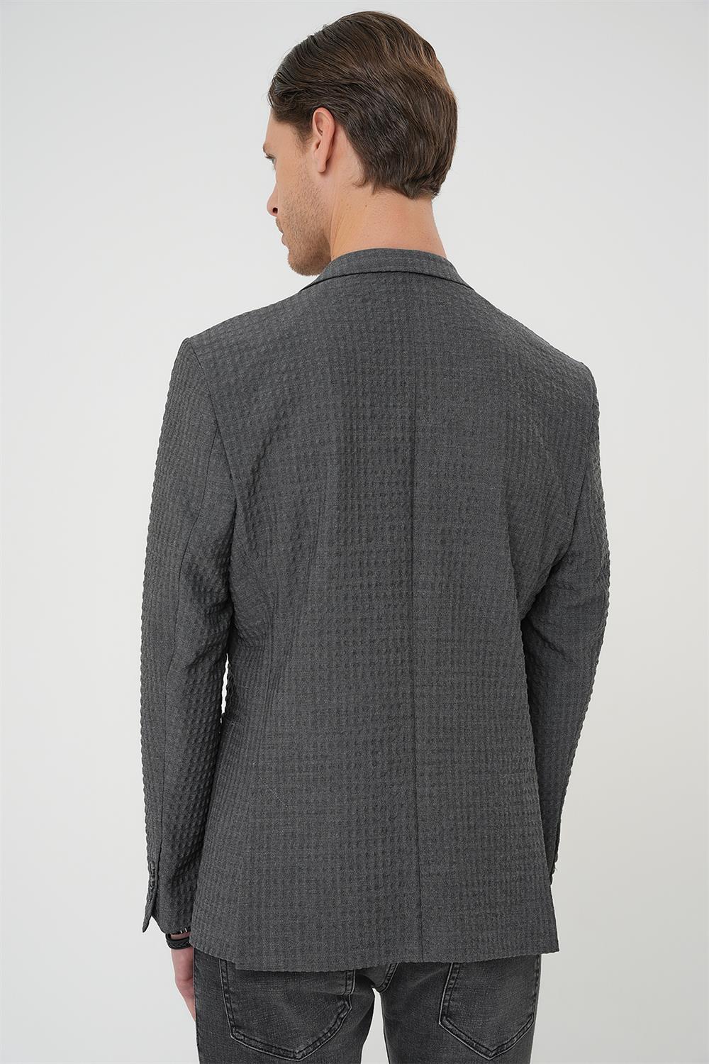 C 695 Slim Fit Antrasit Spor Ceket