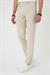 Comfort Beli Lastikli Rayon Karışımlı Krem Jogger Pantolon  P 1194