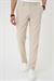 Comfort Beli Lastikli Rayon Karışımlı Krem Jogger Pantolon  P 1194