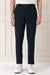 Comfort Fit Belden Kumaş Kemerli Pamuk Lacivert Jogger Pantolon P 1154