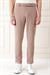 Comfort Fit Belden Kumaş Kemerli Pamuk Bej Jogger Pantolon P 1154