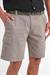 Comfort Fit Beli Kemerli Kargo Cep Pamuk Casuel Haki Şort Bermuda 039 