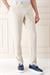 Comfort Fit Beli Lastikli Balıksırtı Dokuma Casuel Bej Pantolon P 1155