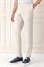 Comfort Fit Beli Lastikli Balıksırtı Dokuma Casuel Bej Pantolon P 1155