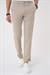 Comfort Fit Beli Lastikli Bej Jogger Pantolon  P 1183