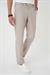 Comfort Fit Beli Lastikli Bej Jogger Pantolon  P 1181