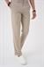 Comfort Fit Beli Lastikli Bej Jogger Pantolon  P 1183