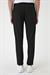 Comfort Fit Beli Lastikli Dokulu Siyah Jogger Pantolon  P 1192