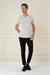 Comfort Fit Beli Lastikli Esnek Casuel Siyah Pantolon P 1173