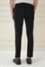 Comfort Fit Beli Lastikli Esnek Casuel Siyah Pantolon P 1173