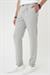 Comfort Fit Beli Lastikli Pileli Gri Jogger Pantolon  P 1182