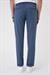 Comfort Fit Beli Lastikli Pileli İndigo Jogger Pantolon  P 1182