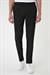 Comfort Fit Beli Lastikli Pileli Siyah Jogger Pantolon  P 1182
