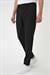 Comfort Fit Beli Lastikli Pileli Siyah Jogger Pantolon  P 1182