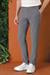 Comfort Fit Beli Lastikli Pötikareli Casuel Füme Pantolon P 1149