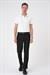 Comfort Fit Beli Lastikli Siyah Jogger Pantolon  P 1185