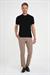 Comfort Fit Beli Lastikli Yan Cep Bej Jogger Pantolon P 1150