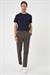 Comfort Fit Beli Lastikli Yan Cep Koyu Haki Jogger Pantolon P 1150