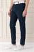 Comfort Fit Beli Lastikli Yan Cep Lacivert Jogger Pantolon P 1150