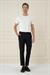 Comfort Fit Beli Lastikli Yan Cep Siyah Jogger Pantolon P 1150