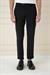 Comfort Fit Beli Lastikli Yan Cep Siyah Jogger Pantolon P 1150