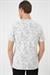 Comfort Fit Bisiklet Yaka Batik Görünmlü Kısa Kol Casual Ekru Tişört Ts 905
