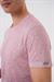 Comfort Fit Bisiklet Yaka Viskon Karışımlı Casual Açık Pembe Tişört Ts 902