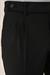 Comfort Fit Çift Pileli Dokulu Esnek Pamuk Siyah Pantolon P 1158